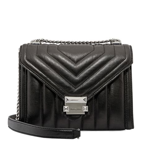 michael kors whitney leather shoulder bag